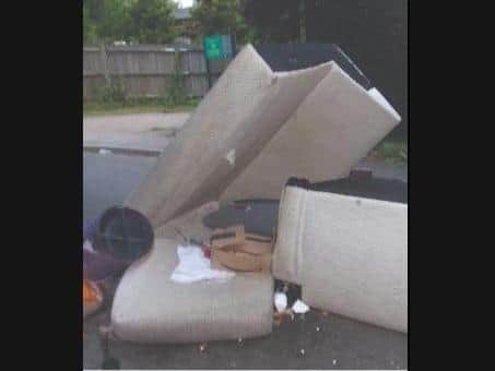 The dumped sofa
