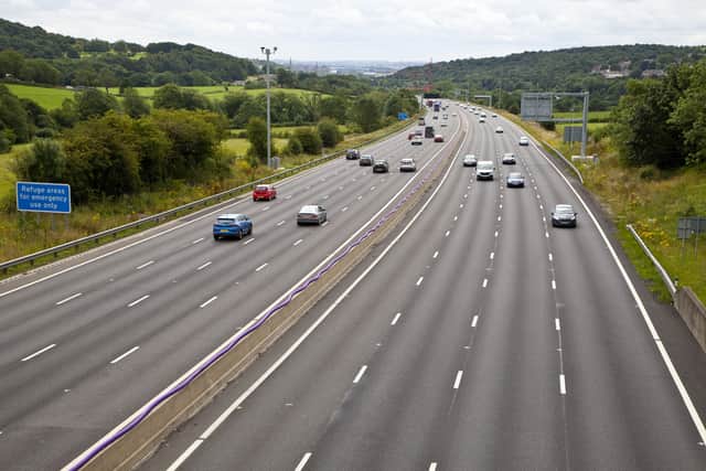 All lane running roads feature refuge areas up to a mile apart rather than a hard shoulder 