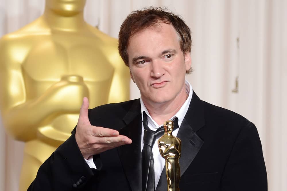 Writer-director Quentin Tarantino, winner of the Best Original Screenplay award for “Django Unchained.” (Photo by Jason Merritt/Getty Images)