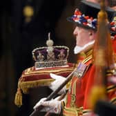 Queen Elizabeth’s Imperial State Crown is part of the Crown Jewels collection (Pic: Getty Images)