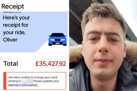 Thirsty Uber passenger dumbfounded after £10 pub trip results in bill for £35,000