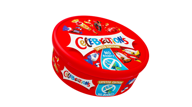 Mars Wrigley to trial No Bounty Celebrations tubs