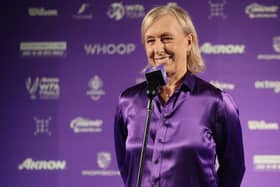 Martina Navratilova has been diagnosed with cancer. (Getty Images)