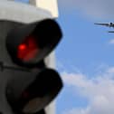 Emirates’ Airbus A3800-800 airliner approaches Heathrow international airport, where Border Force agents discovered a package contaminated with uranium in December