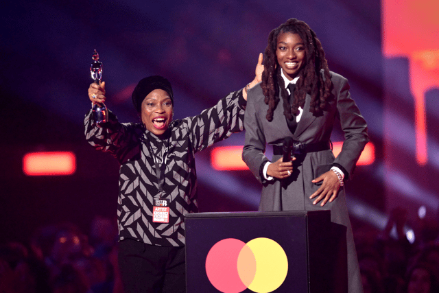 Little Simz took to the stage to collect her award for Best New Artist