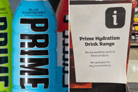 Sainsbury’s is stocking Prime Energy drinks from today