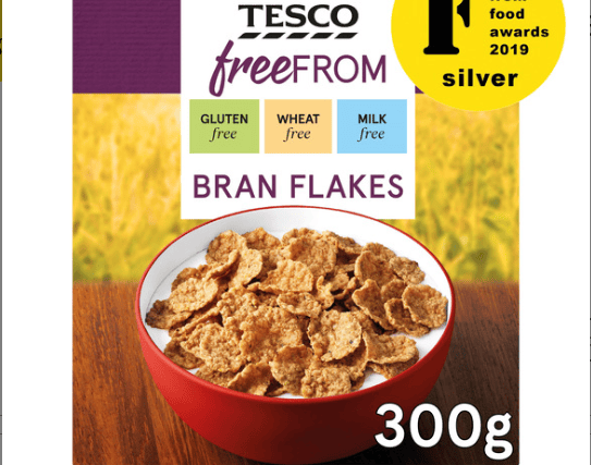 The bran flakes item which has been recalled by Tesco (photo: Tesco)