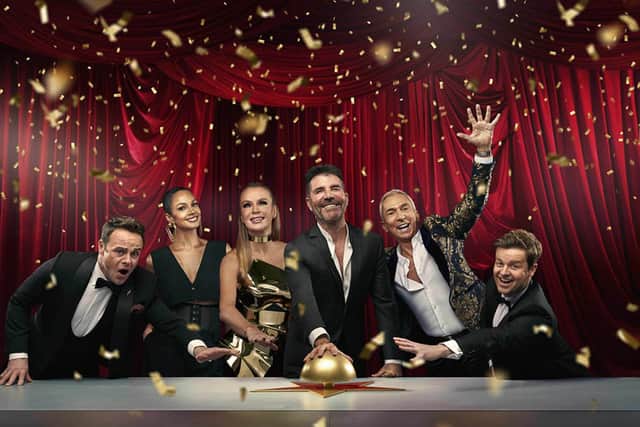 Ant & Dec and Alesha Dixon, Amanda Holden, Simon Cowell and Bruno Tonioli