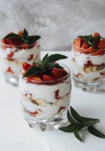 Why not add some sweet trifles to the table as a special treat?