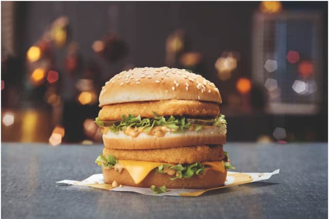 McDonald’s is adding a chicken Big Mac to its menu for the first time ever in the UK (McDonald’s)