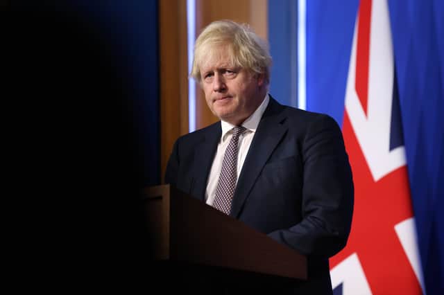 Boris Johnson is set to make an announcement on Covid rules for England (Photo: Getty)