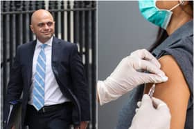 Health Secretary Sajid Javid has given an update regarding the rising number of Covid-19 cases in the UK at a Downing Street press conference (Photo: Dan Kitwood/Getty Images and Shutterstock)