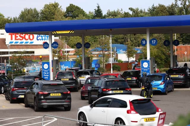 Drivers have been queuing at petrol stations amid fears of fuel shortages (Photo: Getty Images)