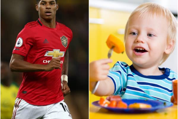 Manchester United and England footballer Marcus Rashford is encouraging people to write to their local MP about supporting recommendations to end the “child hunger pandemic” (Photo: Shutterstock)