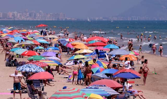 UK travellers will soon need to apply to travel to the EU and pay a £6 fee (Photo by JOSE JORDAN/AFP via Getty Images)