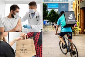 Food delivery and taxi companies will be offering discounted meals and rides for customers who receive a Covid vaccine to help boost uptake, the Government has announced (Photo: Shutterstock)