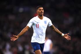 England star Marcus Rashford has hit out at The Spectator magazine. (Photo by Laurence Griffiths/Getty Images)