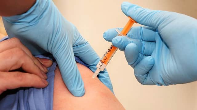 The Health Secretary urged all those eligible to take up the jab (Photo: LEWIS WHYLD/AFP via Getty Images)