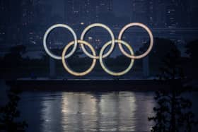 Olympic rings in Tokyo. (Pic: Getty)