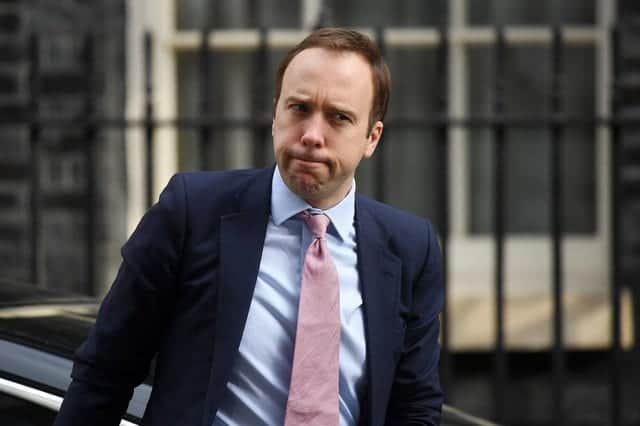 MPs will question Mr Hancock on the claims, which included that the Health Secretary indulged in “criminal, disgraceful behaviour” (Photo by Peter Summers/Getty Images)