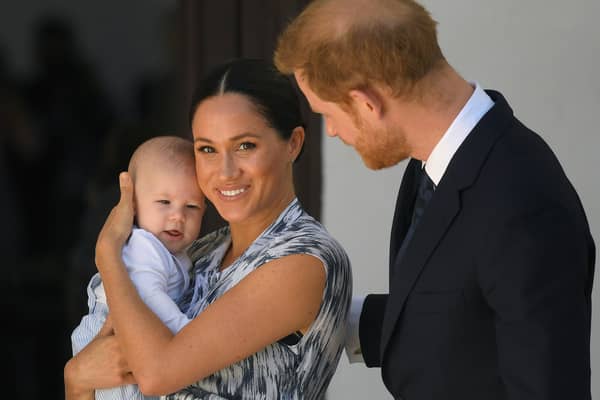 Prince Harry, Meghan and their baby son Archie (Photo by Toby Melville - Pool/Getty Images)
