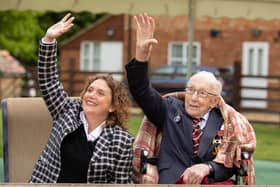 Hannah Ingram-Moore and her late father Captain Tom Moore (Photo: Getty Images)