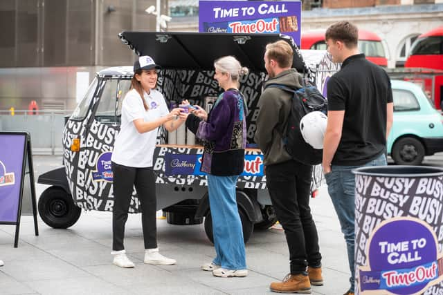 Cadbury's TimeOut encourages people to take a moment when things get too much