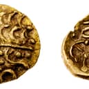 The circa 50 BC gold coin was found in a Hampshire field.