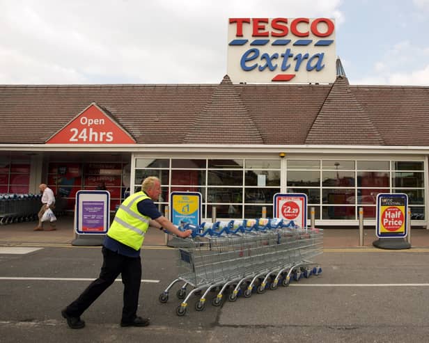 Tesco’s sales increase as shoppers ‘switch from premium retailers’. (Photo: Getty Images) 