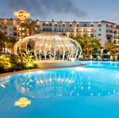 The pool at Hard Rock Hotel Marbella