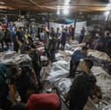 Israel has claimed that it is not responsible for an airstrike on the al Alhi Hospital in Gaza which killed at least 500 people, with Israeli officials instead placing blame on the militant group Palestinian Islamic Jihad. (Credit: Getty Images)