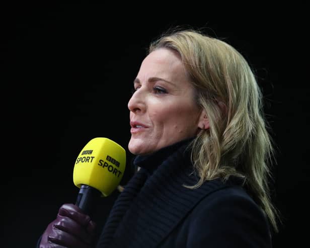 Gabby Logan will host Six Nations coverage on BBC in 2025 (Image: Getty Images)