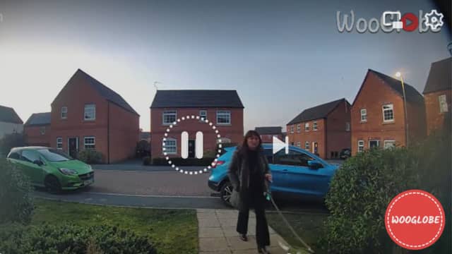Ring Doorbell catches woman hilariously falling into bushes out of the blue