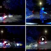 Footage from Northumbria Police.