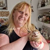Annette Blagden in her African Pygmy sanctuary.