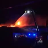 firefighters tackle blaze at Warbreck Hill Road 