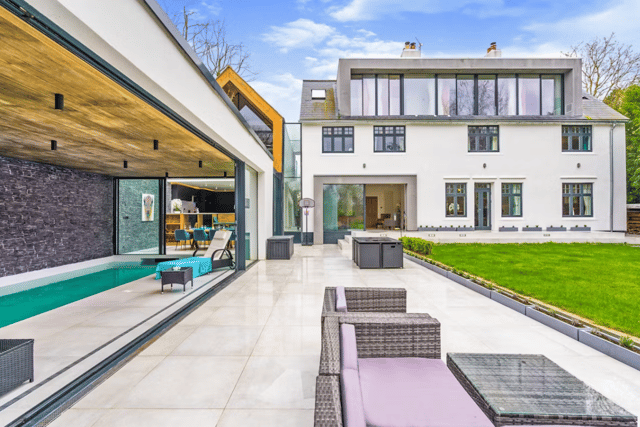 Oxford home with the pool/games room