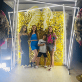 A family from Wickersley have told of their nightmare journey home. Pictured is Jodie Tracey, 42, and her three children, Grace, 16, Olivia, 15, and nine-year-old Luca.