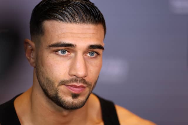 Tommy Fury has broken his silence after his shock split from fiancé Molly-Mae Hague (Photo by Getty Images)