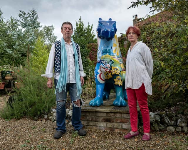 Victoria and Richard Kerrison at their £1.85m home and business in  Norfolk.
