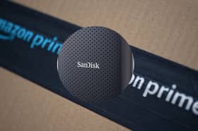 SanDisk SSD drive is on sale in Amazon's Big Deal Days offer. Photo: Amazon/ Getty Images