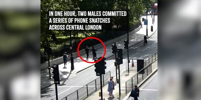 'Phone thief' snatches phone.