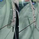 Driver found operating broken windscreen wipers with shoelaces.