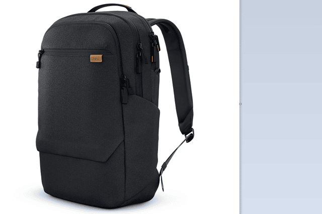 The Dell Ecoloop Premier is pretty good at staying upright, empty or full.