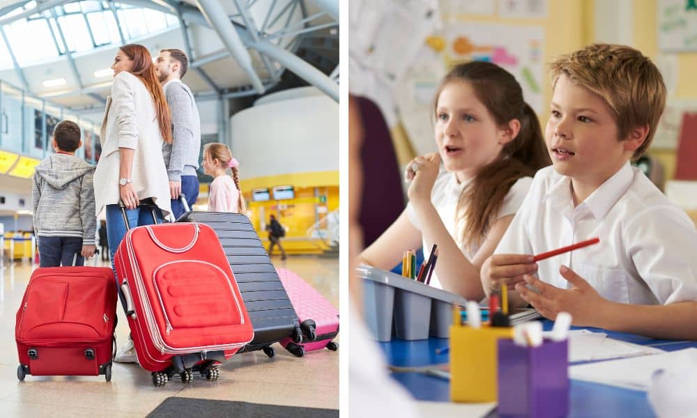 A record number of notices for term-time holidays were issued in the last school year