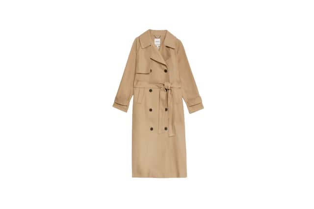 M&S Jaeger Pure Cotton Belted Trench Coat £199