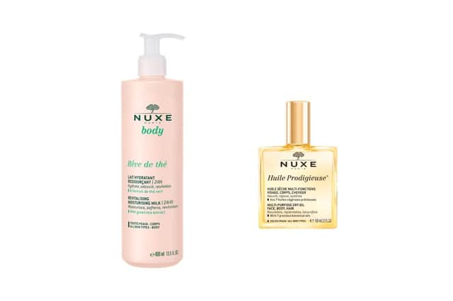 NUXE Body Reve de Revitalising Moisturising Milk and NUXE Huile Prodigieuse Multi Purpose Dry Oil 