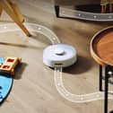 The SwitchBot K10+ is small enough to get around furniture other robots can't navigate