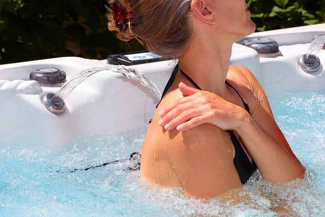 Hot water and dozens of jets will soon have you feeling relaxed