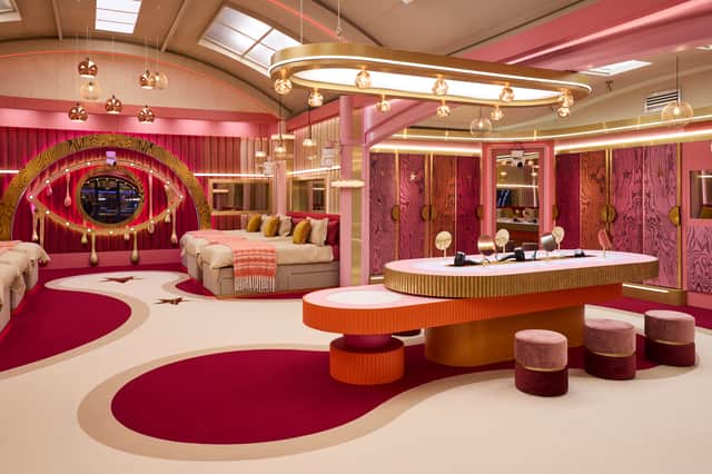 Another look at the bedroom in the Celebrity Big Brother house this year.